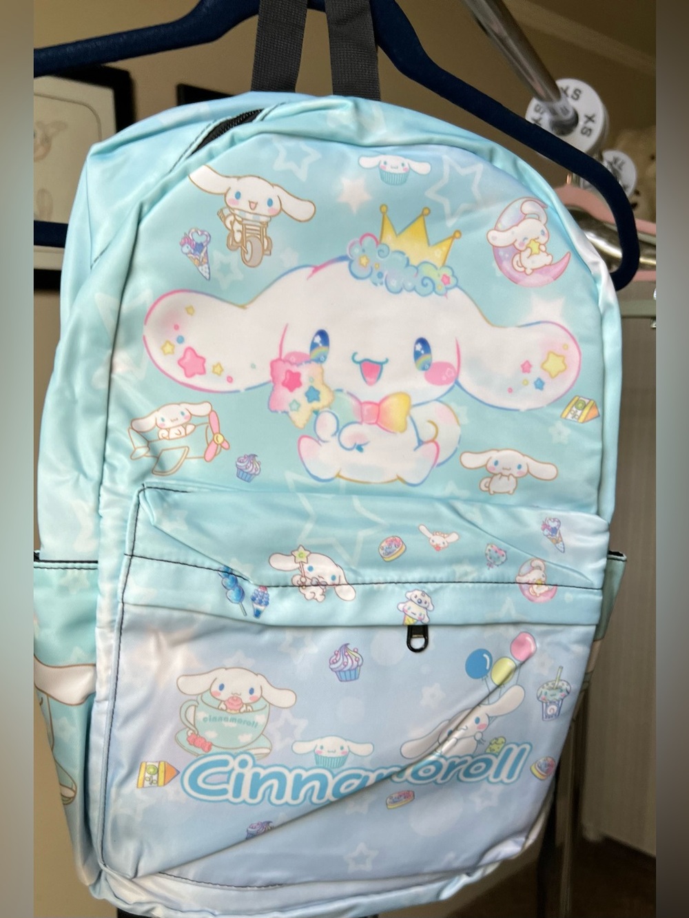 Cinnamoroll New Kids Backpack - Light Blue Cute Character Design
